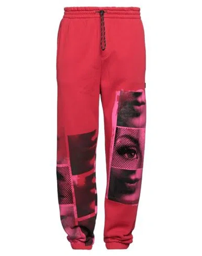 Dolce & Gabbana Man Pants Red Size 42 Cotton, Polyester