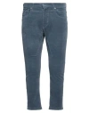 Dolce & Gabbana Man Pants Slate Blue Size 34 Cotton, Elastane