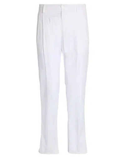Dolce & Gabbana Man Pants White Size 38 Cotton