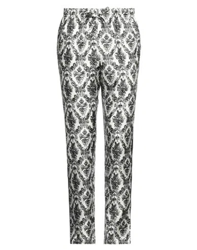 Dolce & Gabbana Man Pants White Size 36 Silk