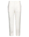 Dolce & Gabbana Man Pants White Size 44 Linen In White