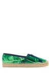 DOLCE & GABBANA DOLCE & GABBANA MAN PRINTED CANVAS ESPADRILLES