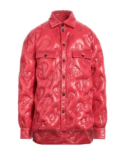 Dolce & Gabbana Man Puffer Red Size 44 Polyamide