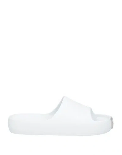 Dolce & Gabbana Man Sandals White Size 8 Rubber