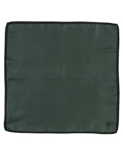 Dolce & Gabbana Man Scarf Dark Green Size - Silk