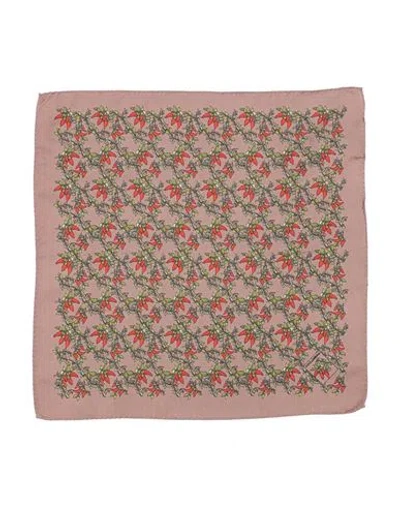 Dolce & Gabbana Man Scarf Light Brown Size - Silk In Sand