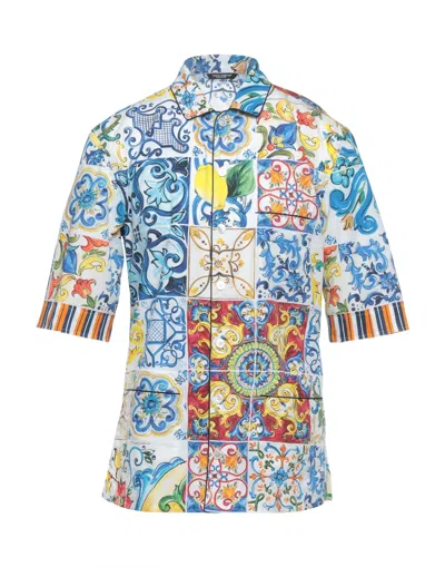 Dolce & Gabbana Shirts In Azure