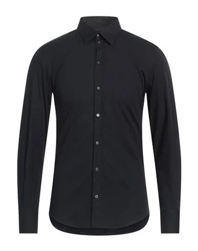 Dolce & Gabbana Man Shirt Black Size 15 Cotton