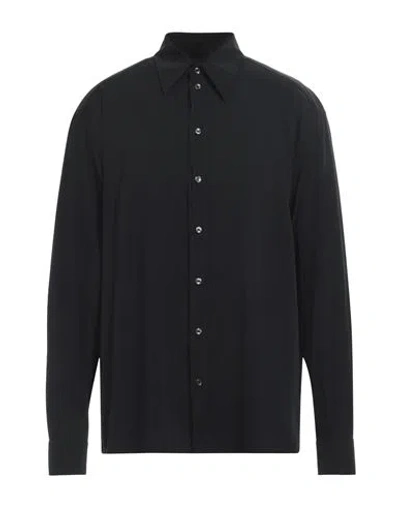 Dolce & Gabbana Man Shirt Black Size 15 ¾ Cotton, Elastane