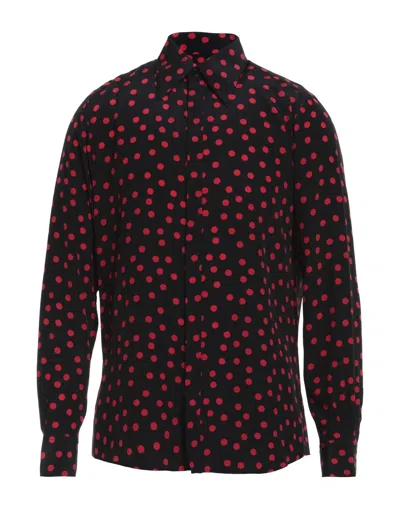 Dolce & Gabbana Man Shirt Black Size 15 ½ Silk
