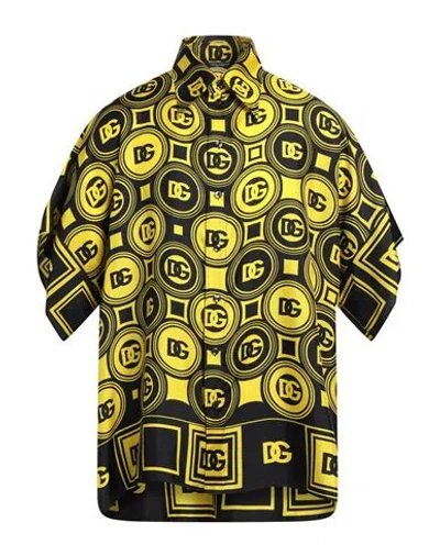 Dolce & Gabbana Man Shirt Black Size 15 ½ Silk