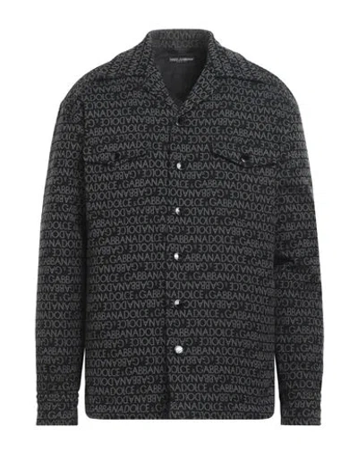 Dolce & Gabbana Logo Jacquard Cotton-blend Overshirt
