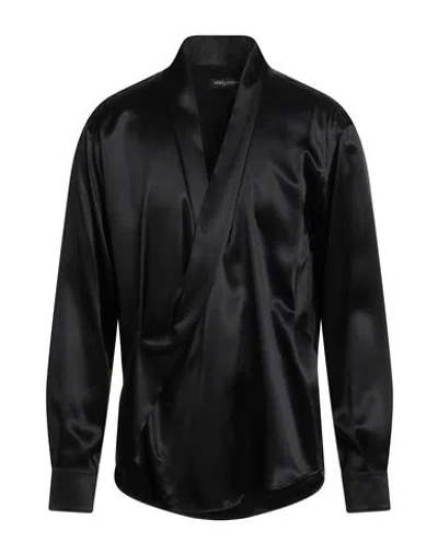 Dolce & Gabbana Man Shirt Black Size 16 ½ Silk