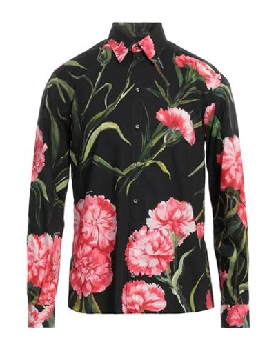 Dolce & Gabbana Man Shirt Black Size 17 ½ Cotton