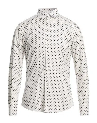 Dolce & Gabbana Man Shirt White Size 14 ½ Cotton