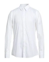 Dolce & Gabbana Slim Fit Long-sleeved Shirt In Stretch Cotton In White