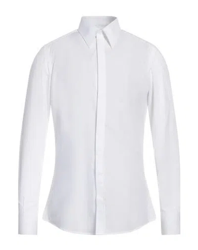 Dolce & Gabbana Man Shirt White Size 15 ¾ Cotton