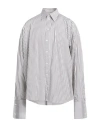 Dolce & Gabbana Oversize Pinstripe Shirt In White