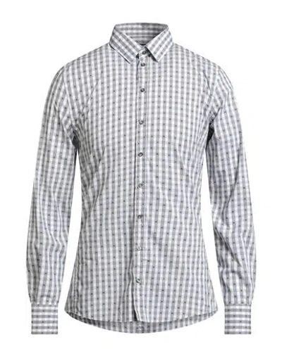 Dolce & Gabbana Man Shirt White Size 15 ¾ Cotton, Polyamide, Elastane