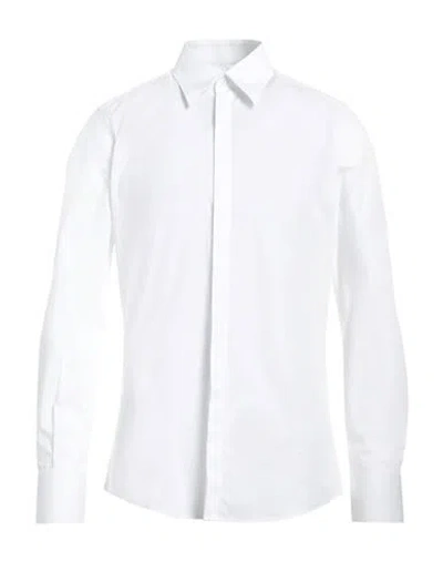 Dolce & Gabbana Man Shirt White Size 16 Cotton