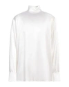 Dolce & Gabbana Dolce&gabbana White Silk Turtleneck