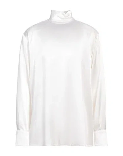 DOLCE & GABBANA DOLCE & GABBANA MAN SHIRT WHITE SIZE 38 SILK