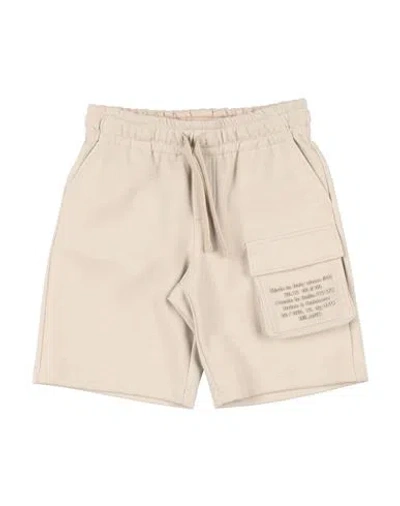 Dolce & Gabbana Man Shorts & Bermuda Shorts Beige Size 3 Cotton, Polyurethane