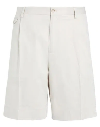 Dolce & Gabbana Man Shorts & Bermuda Shorts Beige Size 36 Cotton, Elastane