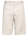 Dolce & Gabbana Man Shorts & Bermuda Shorts Beige Size 40 Cotton, Elastane In Beige