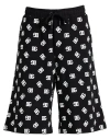 Dolce & Gabbana Man Shorts & Bermuda Shorts Black Size 34 Cotton, Elastane In Black