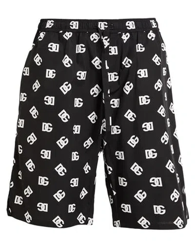 Dolce & Gabbana Man Shorts & Bermuda Shorts Black Size 36 Cotton