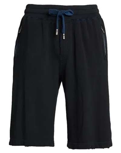 Dolce & Gabbana Man Shorts & Bermuda Shorts Black Size 36 Cotton, Elastane