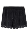 Dolce & Gabbana Man Shorts & Bermuda Shorts Black Size 40 Viscose, Polyamide, Cotton, Elastane In Black