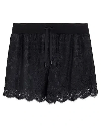 Dolce & Gabbana Man Shorts & Bermuda Shorts Black Size 40 Viscose, Polyamide, Cotton, Elastane