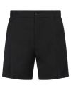 Dolce & Gabbana Stretch Cotton Shorts With Dg Hardware In Black
