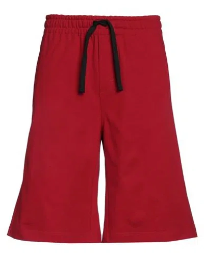 Dolce & Gabbana Man Shorts & Bermuda Shorts Brick Size 42 Cotton In Red