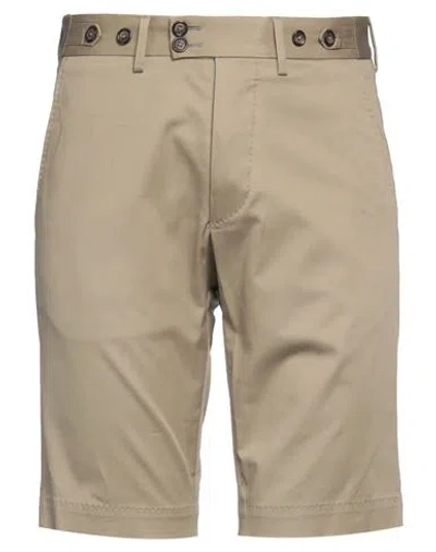 Dolce & Gabbana Man Shorts & Bermuda Shorts Khaki Size 42 Cotton, Elastane