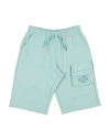 Dolce & Gabbana Man Shorts & Bermuda Shorts Light Green Size 3 Cotton, Polyurethane In Green