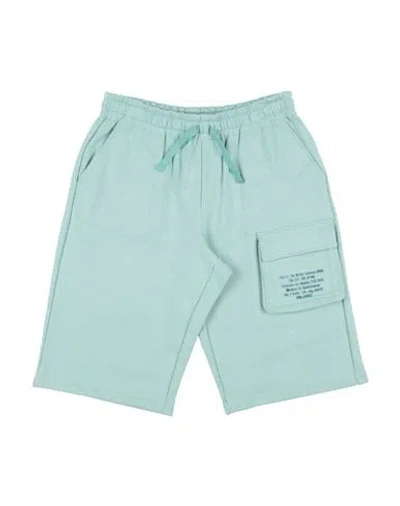 Dolce & Gabbana Man Shorts & Bermuda Shorts Light Green Size 3 Cotton, Polyurethane