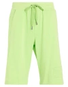 Dolce & Gabbana Man Shorts & Bermuda Shorts Light Green Size 38 Cotton, Elastane