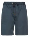 Dolce & Gabbana Man Shorts & Bermuda Shorts Midnight Blue Size 30 Cotton, Elastane In Dark Blue