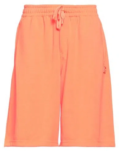 Dolce & Gabbana Man Shorts & Bermuda Shorts Orange Size 36 Polyester, Brass