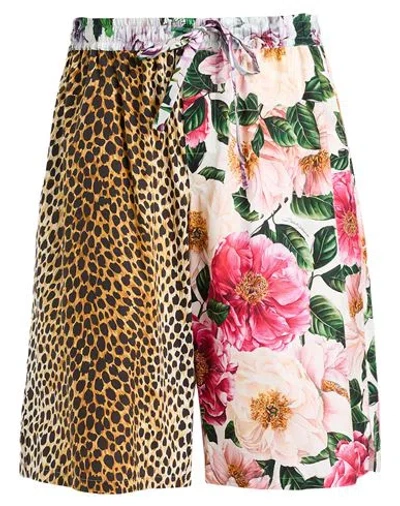 Dolce & Gabbana Man Shorts & Bermuda Shorts Pink Size 38 Cotton