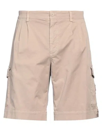 Dolce & Gabbana Man Shorts & Bermuda Shorts Sand Size 32 Cotton, Elastane In Beige