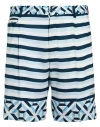 Dolce & Gabbana Man Shorts & Bermuda Shorts Sky Blue Size 38 Silk In Blue