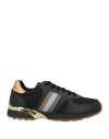 Dolce & Gabbana Man Sneakers Black Size 6 Calfskin, Polyamide, Polyester, Cotton In Black