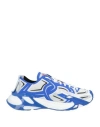 Dolce & Gabbana Fast In Maglina Panelled Sneakers In Blue