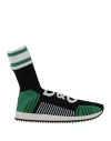 Dolce & Gabbana Man Sneakers Green Size 5 Textile Fibers