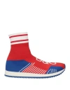 Dolce & Gabbana Man Sneakers Red Size 7 Textile Fibers In Red