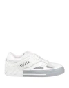 Dolce & Gabbana White Leather Low Top Sneakers Shoes In White